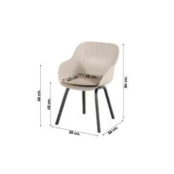 Hartman Le Soleil Element Dining Armstoel - Soft Taupe/Black - 4 St. 13 Hartman Le Soleil Element Dining Armstoel - Soft Taupe/Black - 4 St. -VIDAXL Winkel 945f3137f82f446887d337ebca6b7423 1
