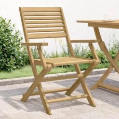 VidaXL - Tuinstoelen - Inklapbaar - Bruin - Acaciahout - 4 Stuks -VIDAXL Winkel 95b8190fd8a34d96b587e8dc03f24091