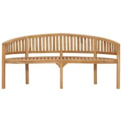 VidaXL Bankje Banaanvormig 180 Cm Massief Teakhout -VIDAXL Winkel 9942cf0b7db94250896dba398611ee62