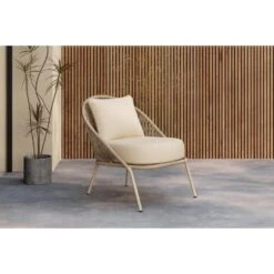 Svea - Liam Loungestoel - Beige -VIDAXL Winkel 9c91f7004db449d5ae1370d45db45cb7