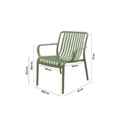 Stripe Loungestoel - Mosgroen -VIDAXL Winkel 9d39c39bb03b4fd5aa93c28b76a512bc