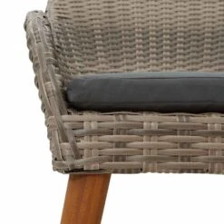 VidaXL - Tuinstoel - Zwart - Poly Rattan - 55 X 62.5 X 82cm -VIDAXL Winkel 9d417182949d4b5391957b5412088e6d