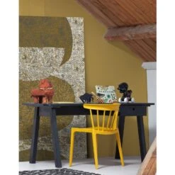 WOOOD Bliss Tuinstoelen - Kunststof - Geel - Set Van 4 -VIDAXL Winkel 9df73c00fc7a452f82dfcf08d932e21b