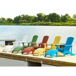 Beliani Voetenbankje ADIRONDACK - Wit Kunsthout -VIDAXL Winkel 9e6710f0e3b444208db5426efcae06da 1