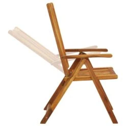VidaXL - Tuinstoelen - Bruin - Acaciahout - 3 Stuks - Verstelbaar -VIDAXL Winkel 9f4be8d1c8164931935f99e90da1b39b
