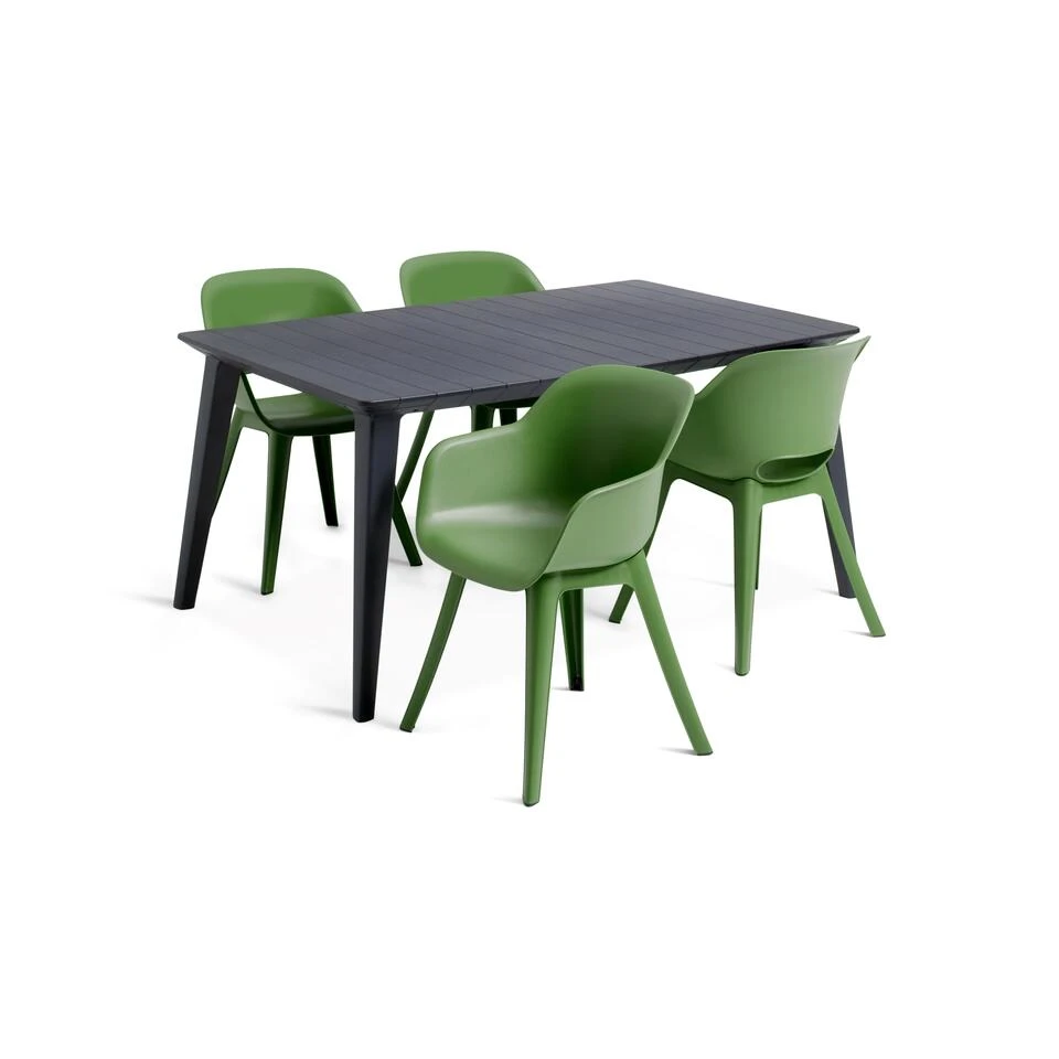 Keter Akola Tuinstoelen - 2 Stuks -56.5x55x80cm - Olijf Groen 8 Keter Akola Tuinstoelen - 2 Stuks -56.5x55x80cm - Olijf Groen - Afbeelding 6