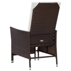 VidaXL - Tuinstoel - Bruin - Poly Rattan - Verstelbaar - Met Kussens -VIDAXL Winkel a24d4ca10c204dc4a6f4cf3308fe70d0