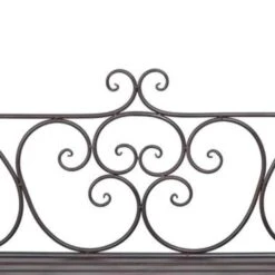 VidaXL Tuinbank 132 Cm Staal Antiekbruin -VIDAXL Winkel a30eba3f17d046a8884cd4c75276f9b8