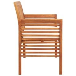 VidaXL Massief Acaciahouten Tuinbank Met Kussen 3-Zits Tuinset Buitenbank Bank -VIDAXL Winkel a4f38b18c063496ca7b5956e4cbb3ed2