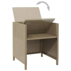 VidaXL - Tuinstoelen - Kussens - Beige - Poly Rattan - 4 Stuks 19 VidaXL - Tuinstoelen - Kussens - Beige - Poly Rattan - 4 Stuks -VIDAXL Winkel a689d08a66c8462dad335bbc72cc41ec 1