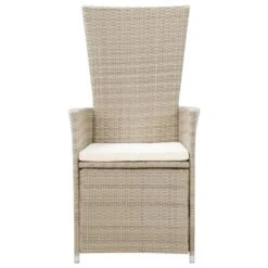 VidaXL - Tuinstoelen - Beige - Poly Rattan - 2 Stuks - Met Kussens -VIDAXL Winkel a6b275785a724e6fb23ae732387ac3fc