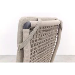 VDG Solaro Verstelbare Dining Tuinstoel - Light Rope / Teak Arm -VIDAXL Winkel a6bc2020694d464b80175be398b6b616