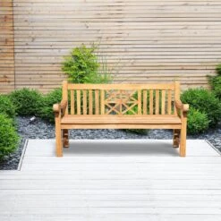 CLP Teakbank Florida 150 Cm -VIDAXL Winkel a76695af596b41c880aaa484ed913c32