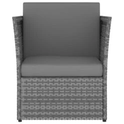 VidaXL - Tuinstoelen - Antraciet - Poly Rattan - Met Voetenbank -VIDAXL Winkel a80e952a9ddd4895821e2f4b93ff9f06