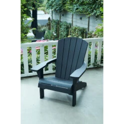 Keter Troy Adirondack Tuinstoel - Set Van 2 - 81x80x96,5cm - Zwart -VIDAXL Winkel a993ecad887845ef864594a82e9ea39b
