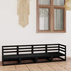 VidaXL Tuinbank 4-zits Massief Grenenhout Zwart 7 VidaXL Tuinbank 4-zits Massief Grenenhout Zwart -VIDAXL Winkel a9e00fbc8df74d999aa156cb77addb66