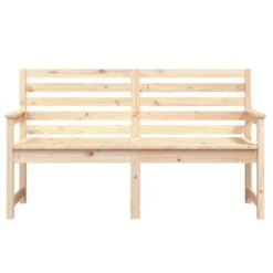 VidaXL - Tuinbank - Naturel - Massief Grenenhout - 159.5x48x91.5 Cm -VIDAXL Winkel aa51e67fa3144914be14754defeb3d82