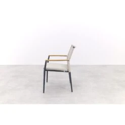 VDG Lumino Stapelbare Dining Tuinstoel - Light Rope / Teak Arm -VIDAXL Winkel aae0a573ab094a64bf85aaf2f9843bd3