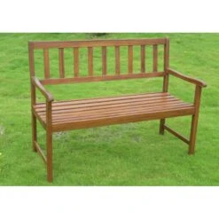 Sens-Line - Owen 2-zits-bank - 120cm - Hout -VIDAXL Winkel ab13c1ba9c6f4f63b79a9d20ac406c2c