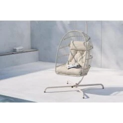 Svea - Hana Hangstoel - Beige -VIDAXL Winkel ab5f685ec95d40858e1250fb84fe227c