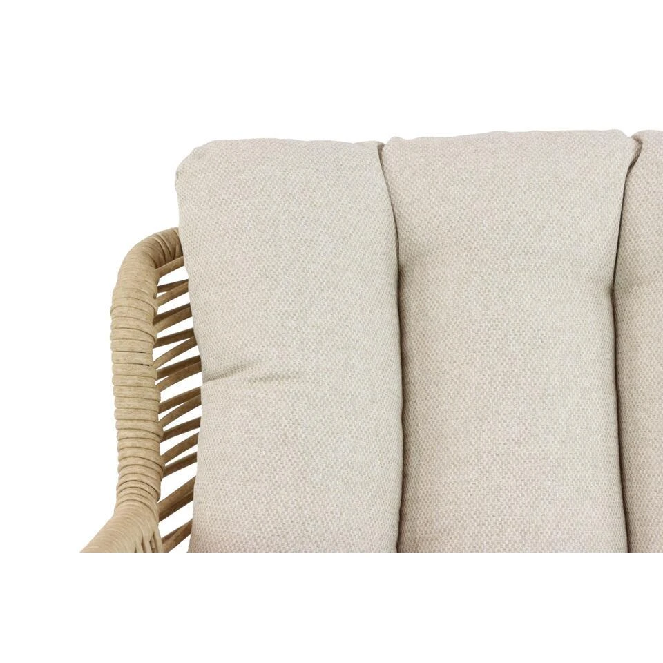 Tuinset 4 Personen 125 Cm Aluminium/wicker Taupe Coco Custa/Ancona 11 Tuinset 4 Personen 125 Cm Aluminium/wicker Taupe Coco Custa/Ancona - Afbeelding 9