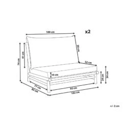 TODI - Fauteuil Set Van 2 - Lichthout/Taupe - Bamboe -VIDAXL Winkel ad14c1347e0e4758b0f20bbaf0866f99