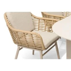 Tuinset 4 Personen 125 Cm Aluminium/rope Taupe Coco Antoni/Ancona -VIDAXL Winkel adaa9113f28e428b9aaa35ad2040b0e3