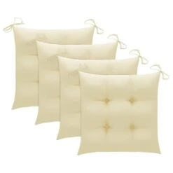 VidaXL - Tuinset - Crème - Bamboe - 40 X 40 X 7 Cm -VIDAXL Winkel aeb1af211b8e46578d9e2af00eceabff