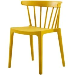 WOOOD Bliss Tuinstoelen - Kunststof - Geel - Set Van 4 -VIDAXL Winkel af02d3bc008441d69b0f6c828654c7e1