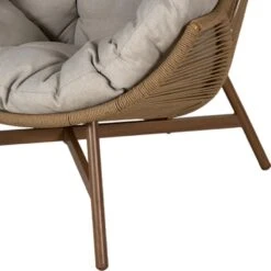 Lisomme Ayla Rattan Tuin Loungestoel Beige - Met Zitkussens -VIDAXL Winkel af36780b06824304912475608942b92e