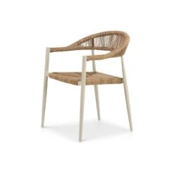 Tuinset 4 Personen 160 Cm Aluminium/rope Taupe Lifestyle Garden Furniture -VIDAXL Winkel b0c120bacee84924a9686186e860f112