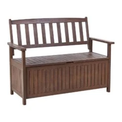 SOVANA - Tuinbank - Donkerhout/Wit - Acaciahout -VIDAXL Winkel b2a72232fe1b4785824d26ef3cc04ec0