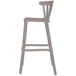 WOOOD Bliss Barstoelen Buiten - Kunststof - Taupe - Set Van 2 -VIDAXL Winkel b4a146e54e014d99b078bb95ea5bbe3f