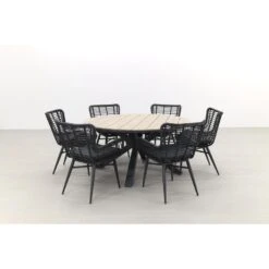 Garden Impressions Edison 148 Cm. - Ronde Tuinset / Jasmine Black -VIDAXL Winkel b61e5cb50ad446c1b9b8ee2c0a45f2be