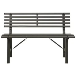 VidaXL - Tuinbank - Zwart - Staal - 110 Cm -VIDAXL Winkel b683740e620c4de8b00b4c2da9128c70