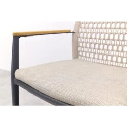 VDG Lumino Stapelbare Dining Tuinstoel - Light Rope / Teak Arm -VIDAXL Winkel b81d92b702314074a00bc0ae2f65c7a7