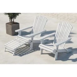 Svea - Tropea Inklapbare Loungestoel - Wit -VIDAXL Winkel b88f1e631dc741b7af9d456cbce2825f