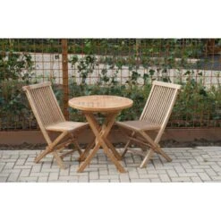 Livingfurn - Tuinstoel - Folding Chair - 45x45x75 Cm - Teakhout -VIDAXL Winkel b90d67e554f24585b8e530e93162372d