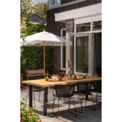 WOOOD Wings Tuinstoelen - Polyester - Zwart - Set Van 4 -VIDAXL Winkel b961effbf735401da9bde3164b88a75a