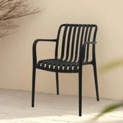 DS4U - Max Terrasstoel - Zwart -VIDAXL Winkel bdbc7c2b98d349a6b5537c9d3813d893