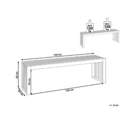 SULZANO - Tuinbank Set Van 2 - Lichthout - Acaciahout -VIDAXL Winkel be526c9ea16741dab3cd8838958fefe7