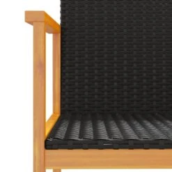 VidaXL - Tuinstoelen - Zwart - Poly Rattan - 2 Stuks -VIDAXL Winkel bf3cf7bc159f470f83358abfe30db0e1