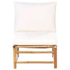 CERRETO - 1-zits Module - Wit - Bamboe -VIDAXL Winkel c0e38665ce9b4def91768503742150f3