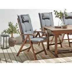 AMANTEA - Tuinstoel Set Van 2 - Donkerbruin - Acaciahout -VIDAXL Winkel c68a5022dc5f4e7db00329b5d6c59095