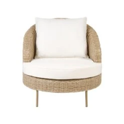 ARCILLE - Tuinstoel - Natuurlijk - PE Rotan -VIDAXL Winkel c75a5be453ef4165a9288d282bb4f3c0