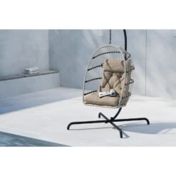 Svea - Hana Hangstoel - Zwart/grijs -VIDAXL Winkel c784f431433c40ef9fdc6aee71b6ab95