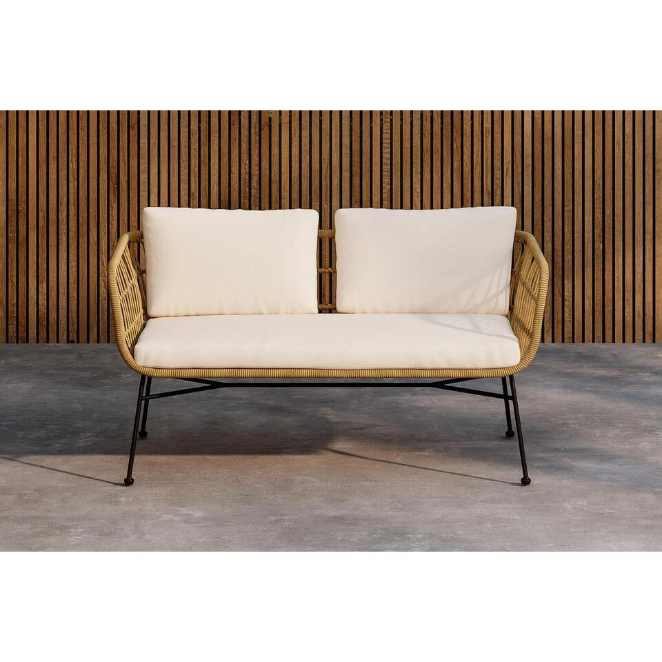Svea - Elias Loungebank - 140 Cm - Naturel 4 Svea - Elias Loungebank - 140 Cm - Naturel - Afbeelding 2