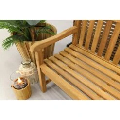 VDG Teak Houten Tuinbank Bison - 120 Cm -VIDAXL Winkel c95d5e29e81e455182633ad445e2a295