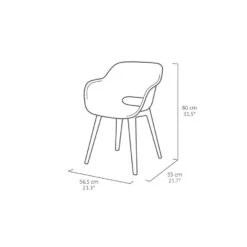 Keter Akola Tuinstoelen - 2 Stuks -56.5x55x80cm - Olijf Groen 21 Keter Akola Tuinstoelen - 2 Stuks -56.5x55x80cm - Olijf Groen -VIDAXL Winkel c9b15a0417c54fb5800b5892be47d036