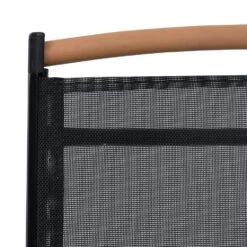 VidaXL - Tuinstoelen - Zwart - Aluminium En Textileen - 2 Stuks - Inklapbaar -VIDAXL Winkel ca255cf8d677489eb62c2bbc203a2a0d